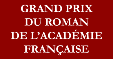 Première sélection du Grand Prix du Roman de l'Académie française 2021